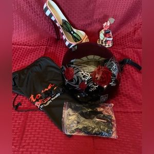 Daytona skull cap- half helmet, hair net and bag